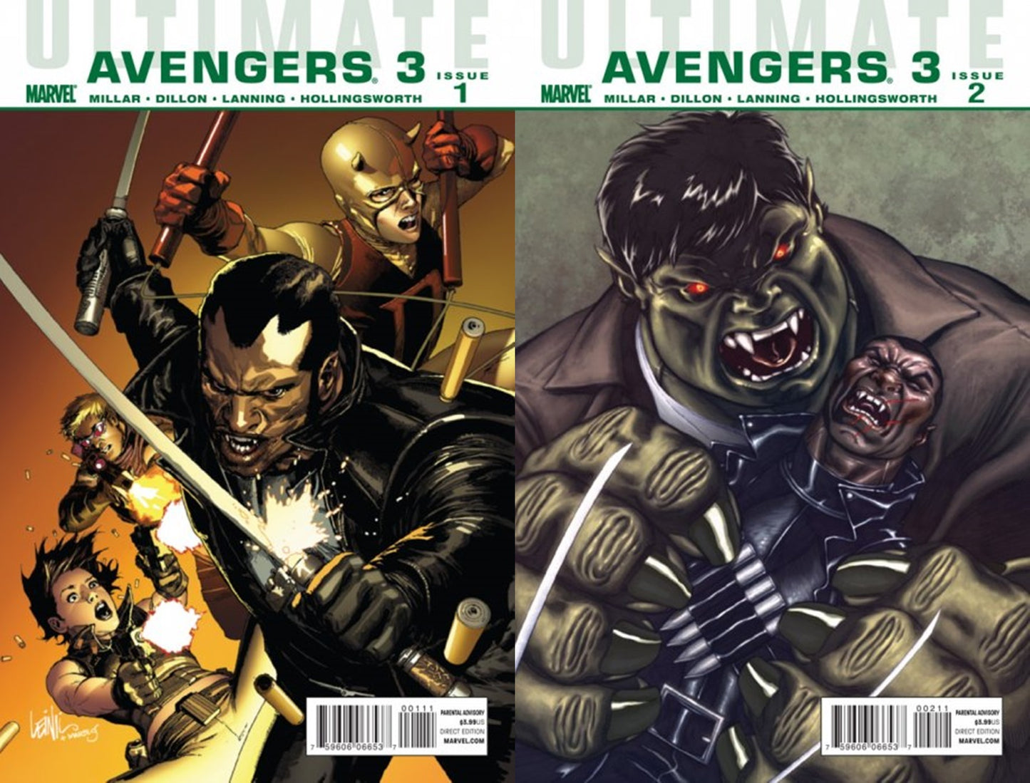 Ultimate Avengers #1-2 Volume 3 (2010-2011) Marvel Comics - 2 Comics