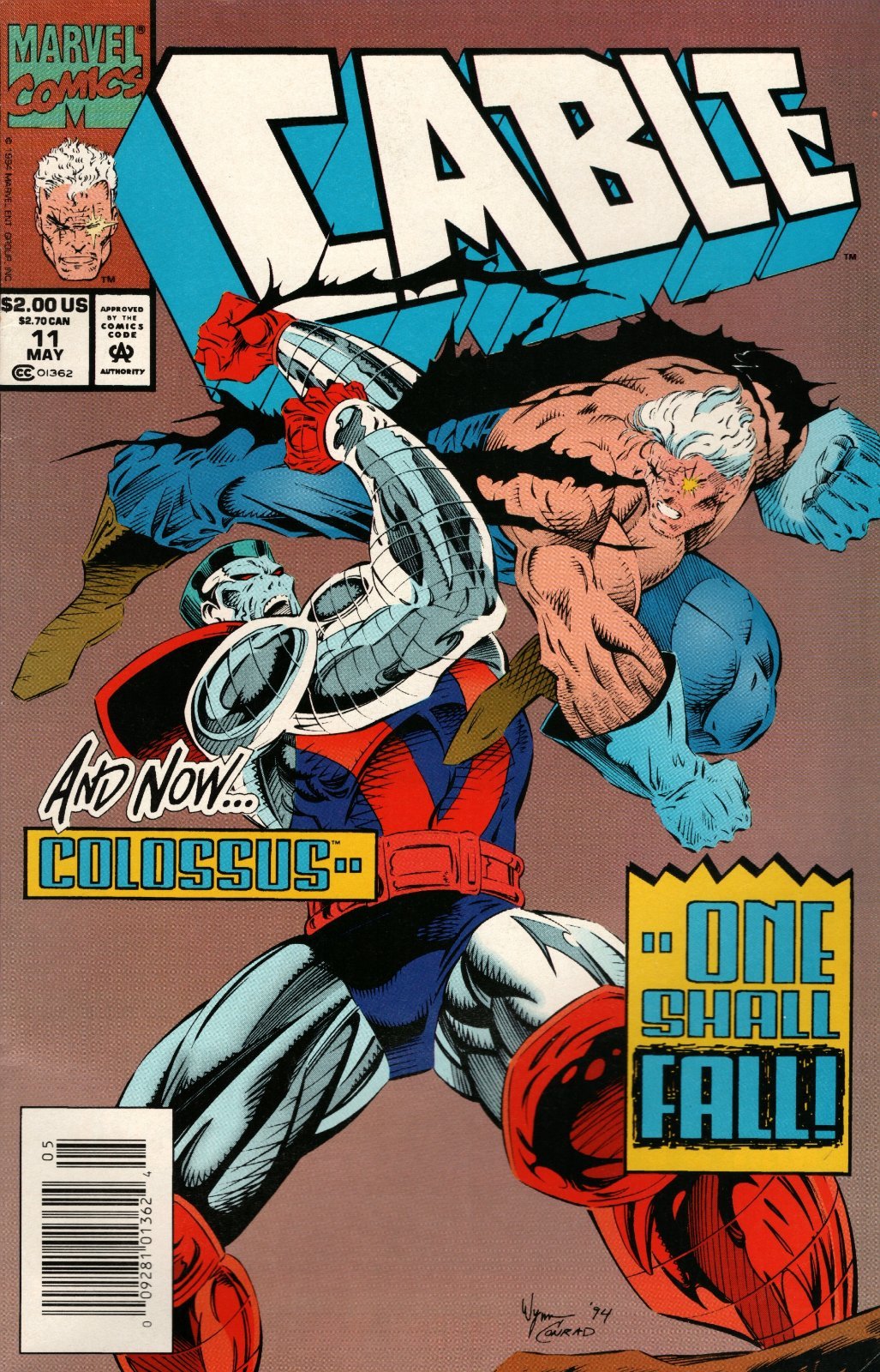 Cable #11 Newsstand (1993 -2002) Marvel Comics