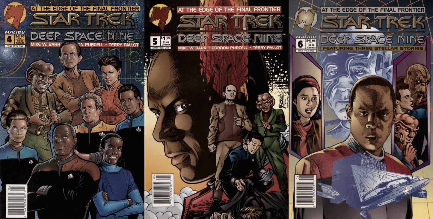 Star Trek: Deep Space Nine (DS9) #4-6 Newsstand (1993-1996) Malibu - 3 Comics