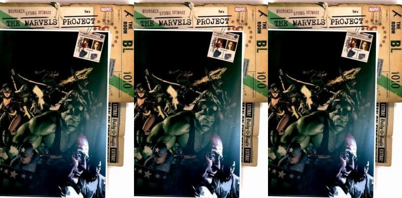 The Marvels Project #1 Incentive Variant (2009-2010) Marvel Comics - 3 Comics
