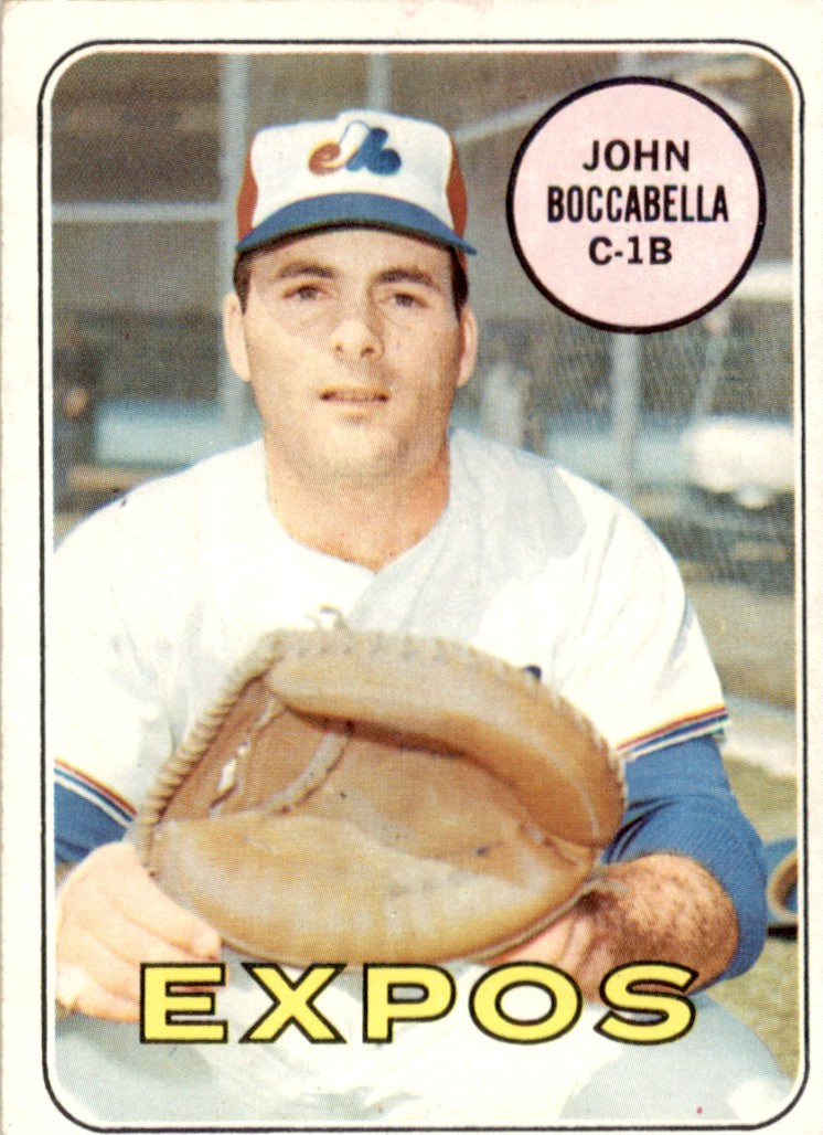 1969 Topps #466 John Boccabella Montreal Expos VG-EX
