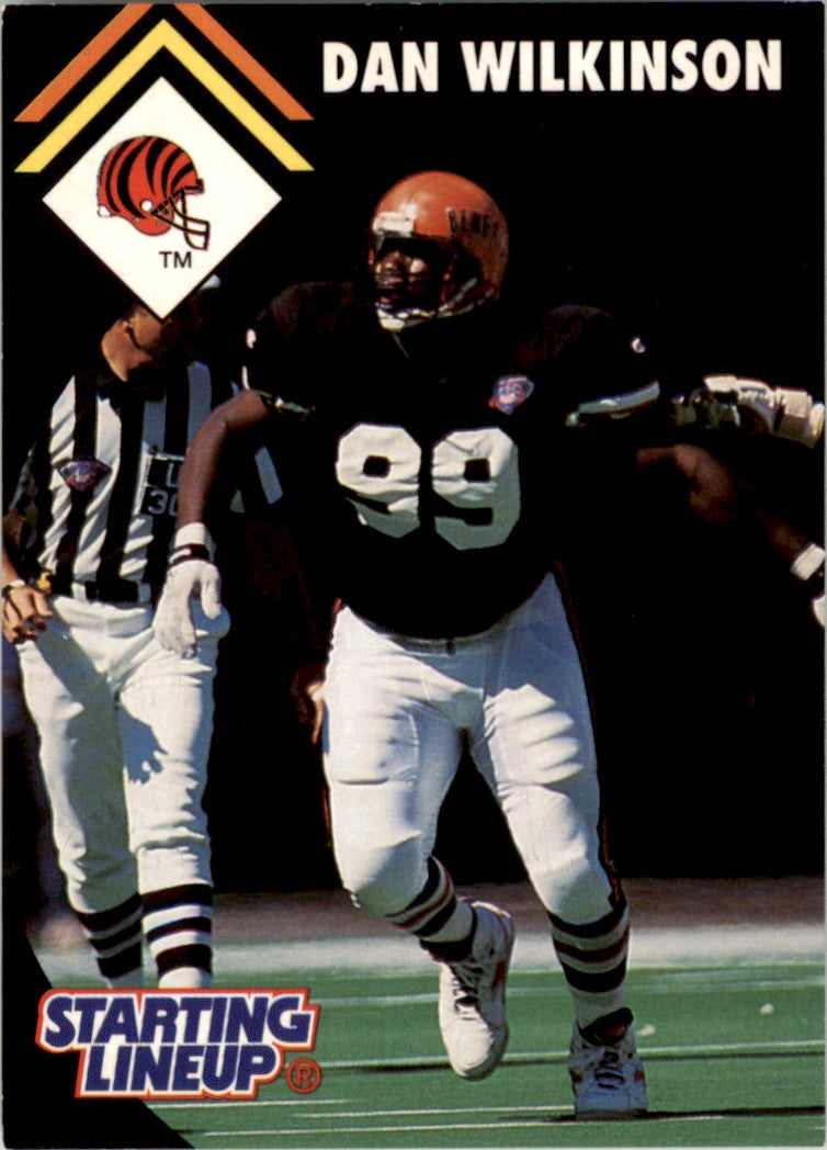 1995 Kenner Starting Lineup Card Dan Wilkinson Cincinnati Bengals