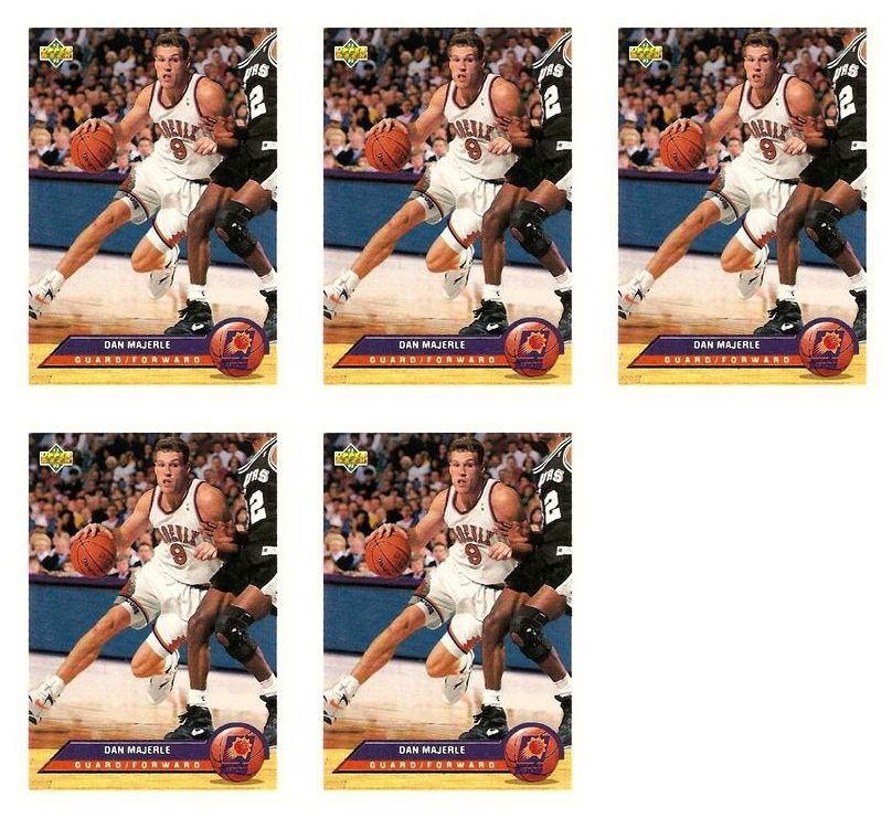 (5) 1992-93 Upper Deck McDonald's Basketball #P31 Dan Majerle Card Lot