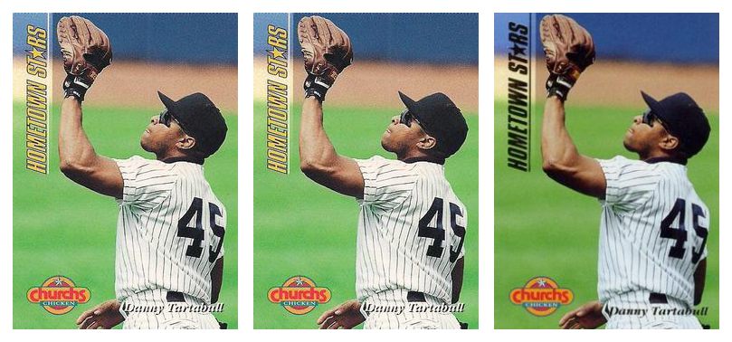 (3) 1994 Pinnacle Church's Hometown Stars #23 Danny Tartabull Lot Yankees