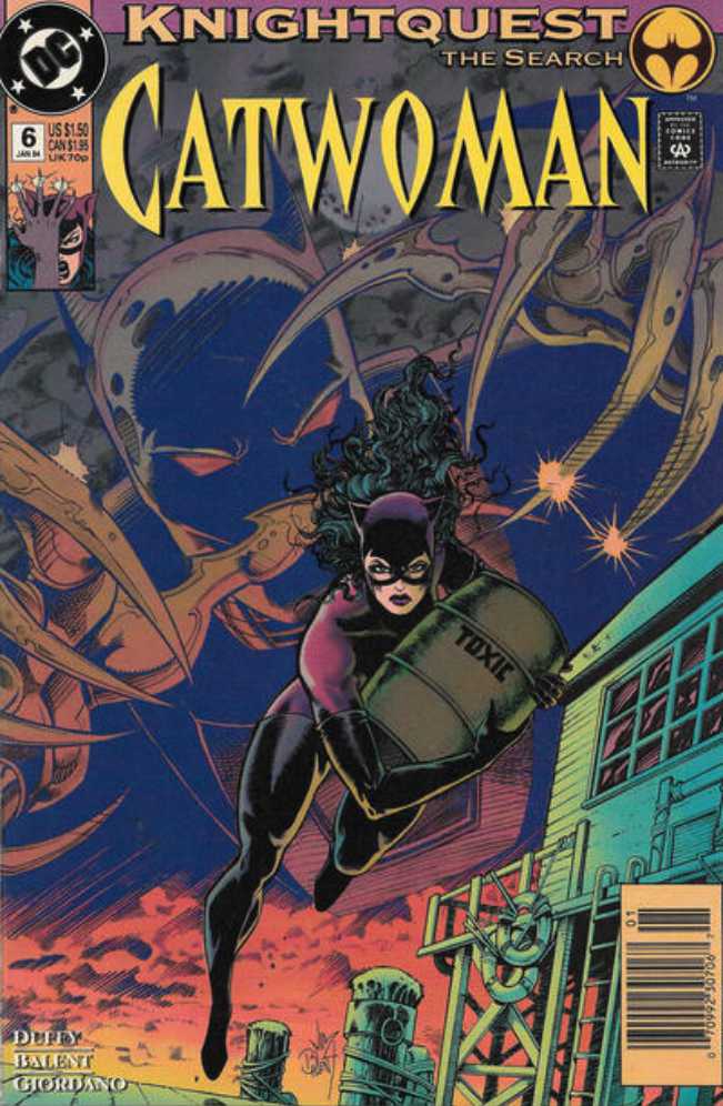 Catwoman #6 Newsstand Cover (1993-2001) DC Comics