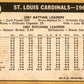 1968 Topps #497 St. Louis Cardinals GD