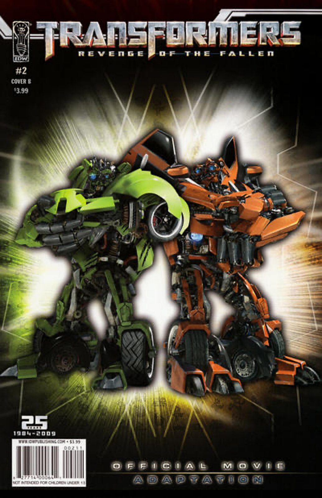Transformers: Revenge of the Fallen - Movie Adaptation #2B (2009) IDW Comics