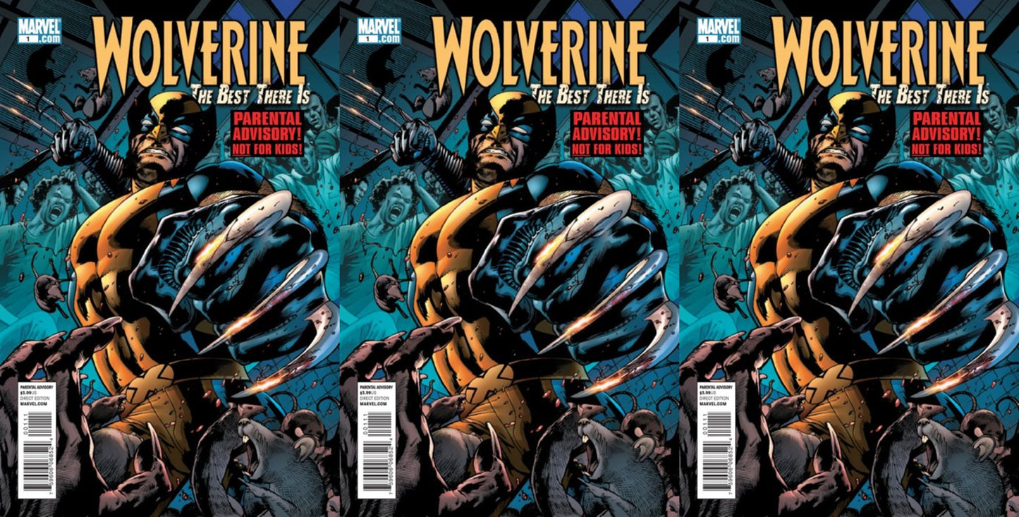Wolverine: The Best There Is #1 (2011-2012) Marvel Comics - 3 Comics
