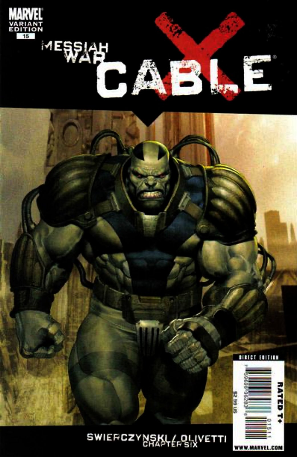 Cable #15 Ariel Olivetti Cover (2008-2010) Marvel Comics