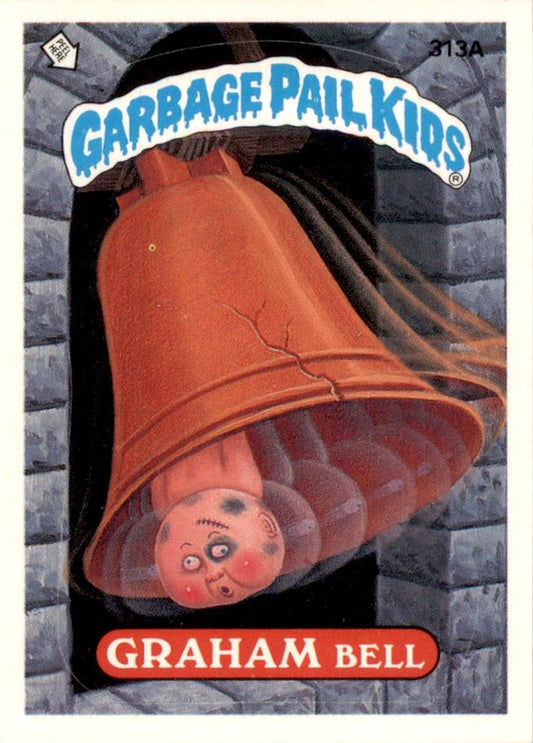 1987 Garbage Pail Kids Series 8 #313a Graham Bell NM-MT