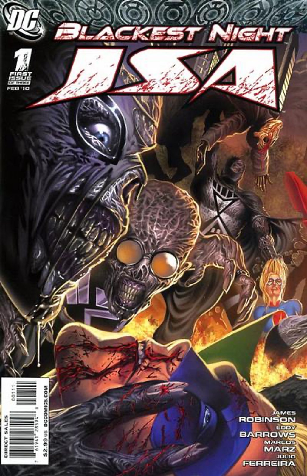 Blackest Night: JSA #1 (2010) DC Comics