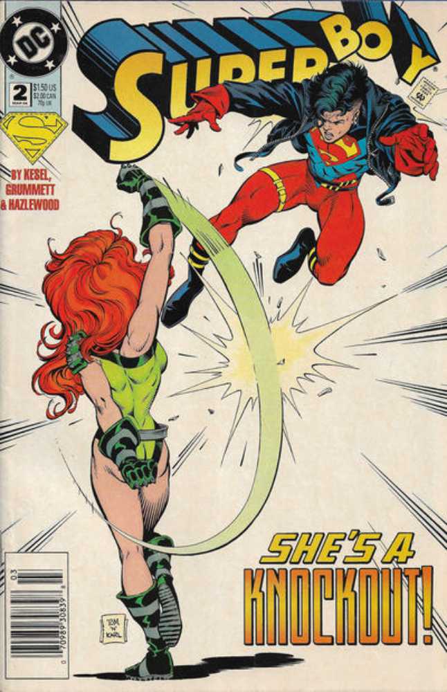 Superboy #2 Newsstand Cover (1994-2002) DC Comics
