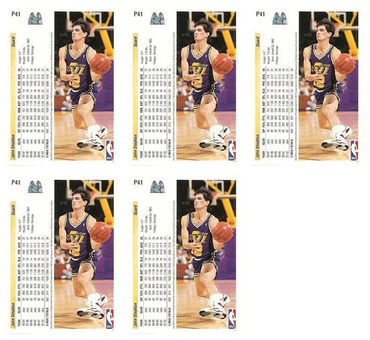 (5) 1992-93 Upper Deck McDonald's Basketball #P42 Michael Adams Card Lot