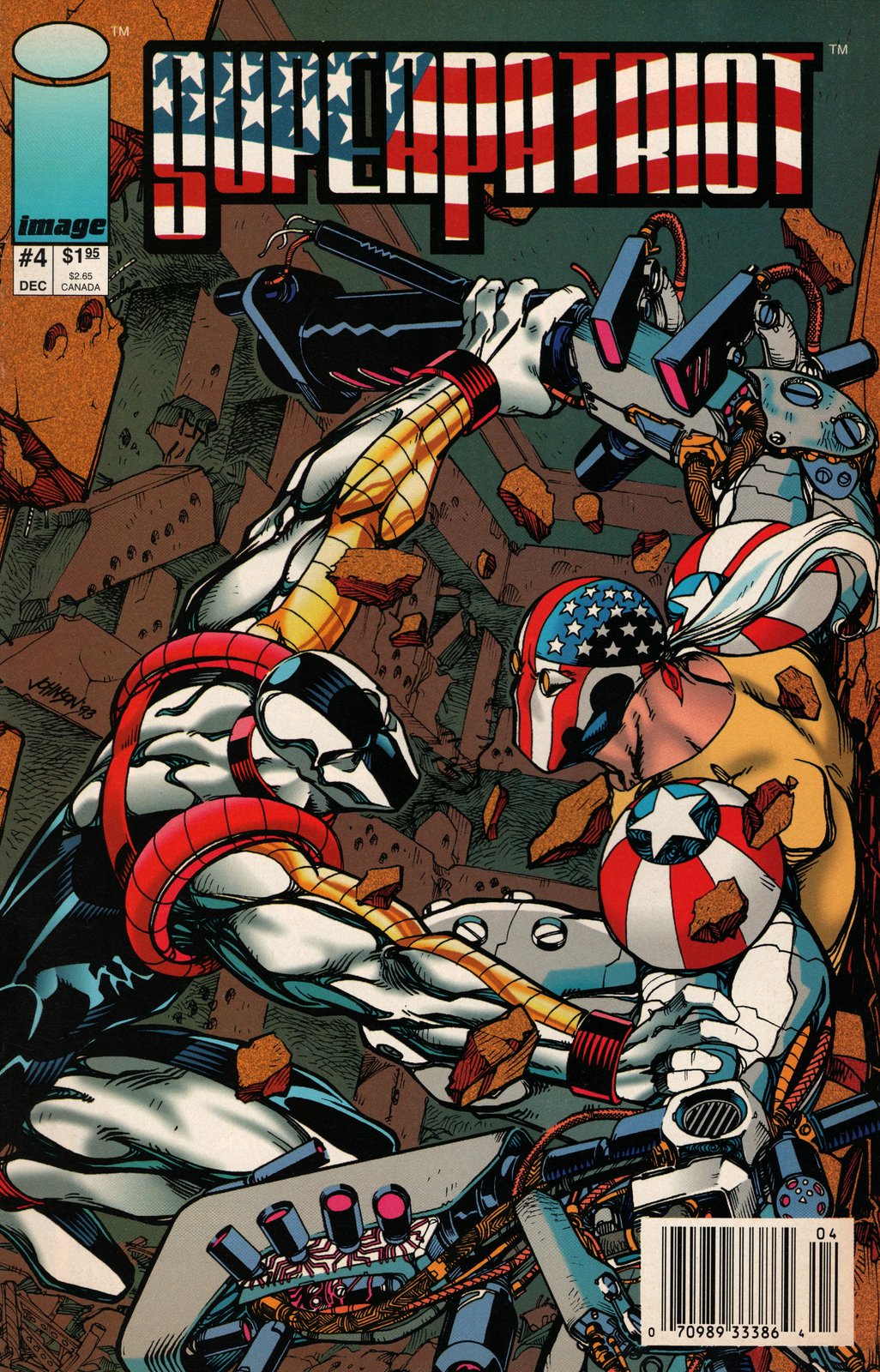 Superpatriot #4 Newsstand (1993) Image