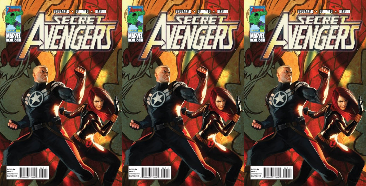 Secret Avengers #6 Volume 1 (2010-2013) Marvel Comics - 3 Comics