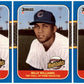 (3) 1987 Donruss Highlights #20 Billy Williams Chicago Cubs Card Lot