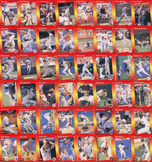 1992 Triple Play Baseball 264 Card Set