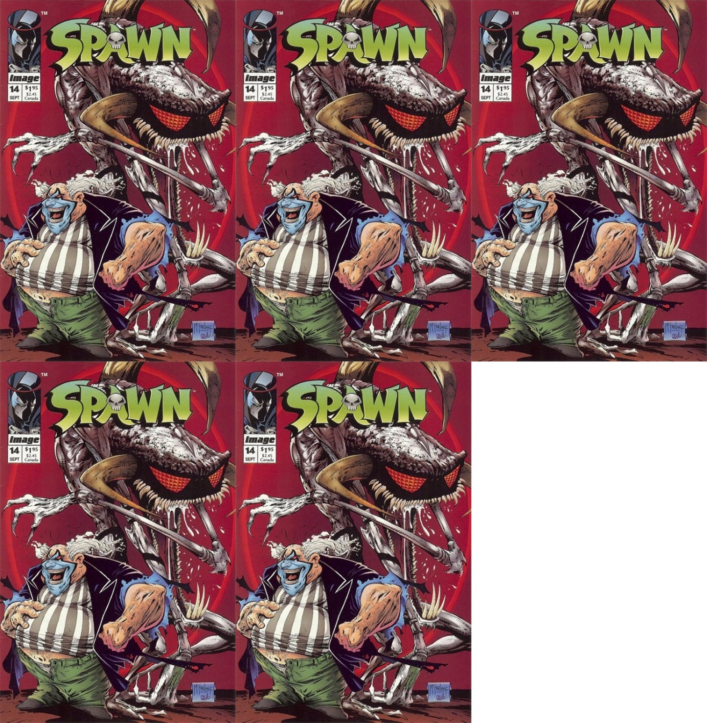 Spawn #14 (1992-2018) Image Comics - 5 Comics