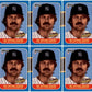 (10) 1987 Donruss Highlights #19 Jim Hunter New York Yankees Card Lot