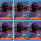 (10) 1987 Donruss Highlights #42 Darryl Strawberry New York Mets Card Lot