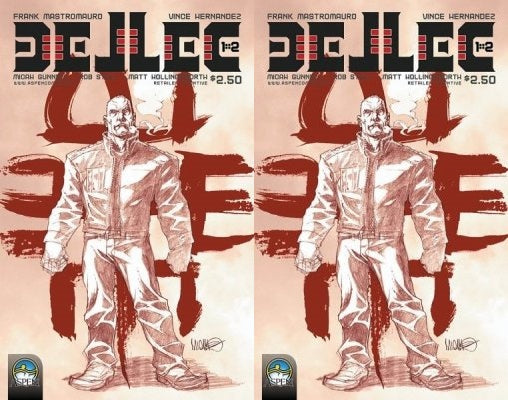 Dellec #2 Incentive Variant Volume 1 (2009-2010) Aspen Comics - 2 Comics