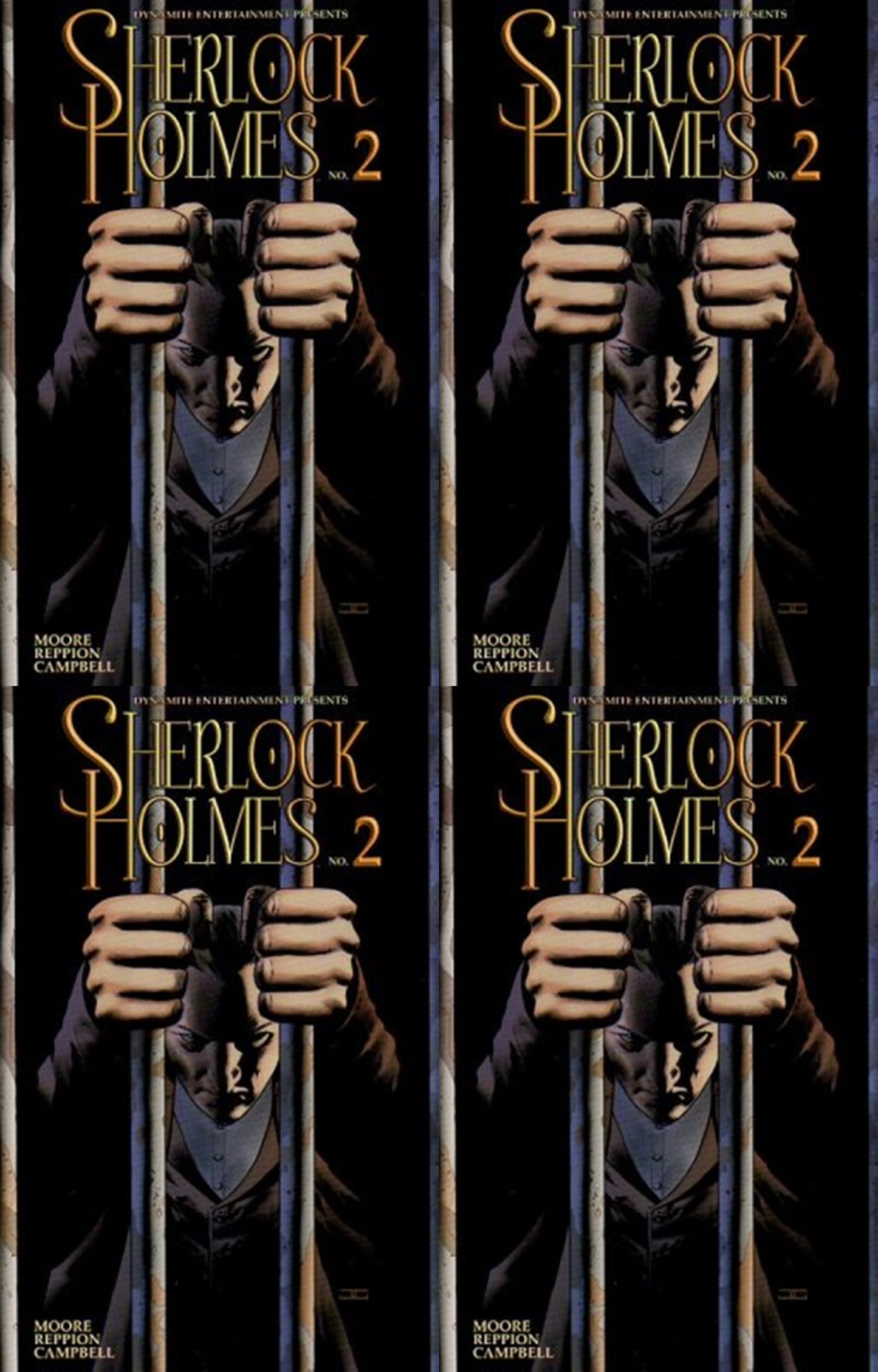 Sherlock Holmes #2 (2009) Dynamite Comics - 4 Comics