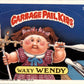 1987 Garbage Pail Kids Series 9 #335b Waxy Wendy VG-EX