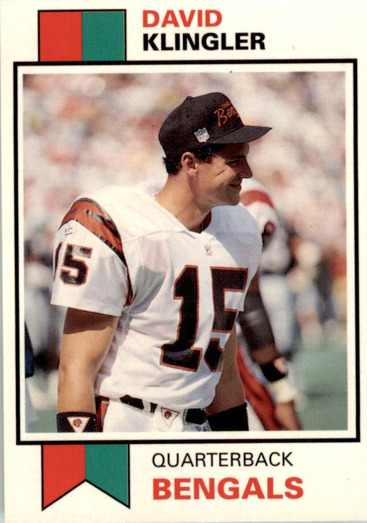 1993 SCD #8 David Klingler Cincinnati Bengals