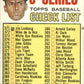 1967 Topps #191B Checklist 197-283 - Willie Mays Giants FR