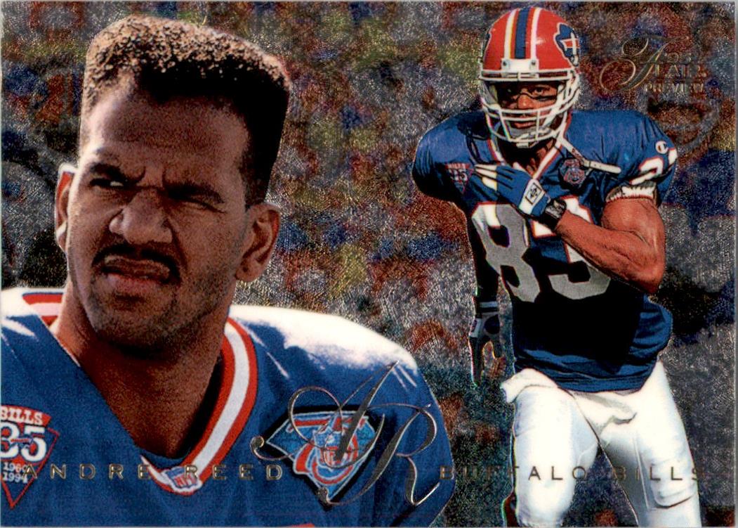 1995 Fleer Flair Preview #3 Andre Reed Buffalo Bills