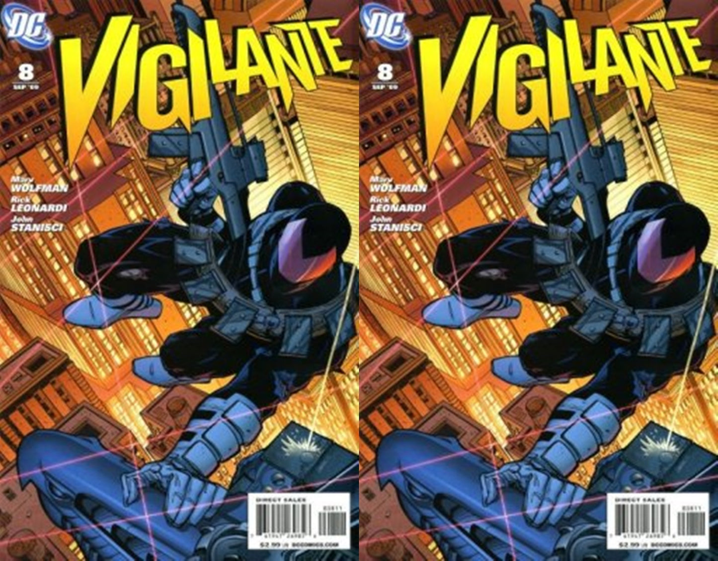 Vigilante #8 Volume 3 (2009-2010) DC Comics - 2 Comics