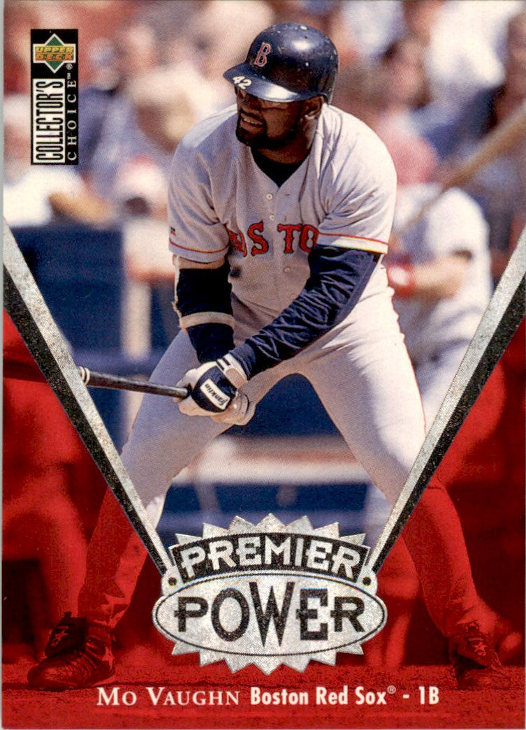 1997 Collector's Choice Premier Power #PP8 Mo Vaughn Boston Red Sox