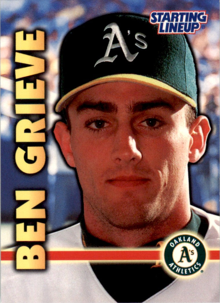 1999 Kenner Starting Lineup Card Ben Grieve Oakland Athletics
