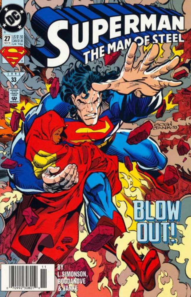 Superman: The Man of Steel #27 Newsstand (1991-2003) DC Comics