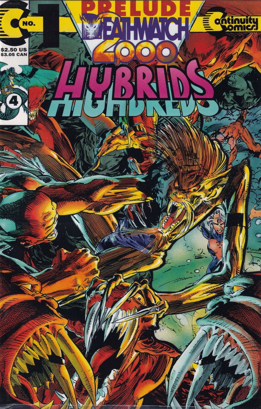 Hybrids #1 Direct Edition Polybagged Cover (1993) Continuity Comics