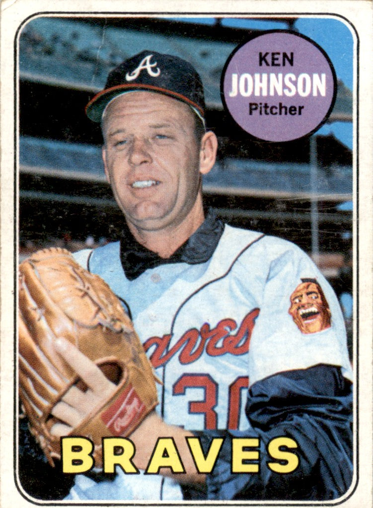 1969 Topps #238 Ken Johnson Atlanta Braves GD