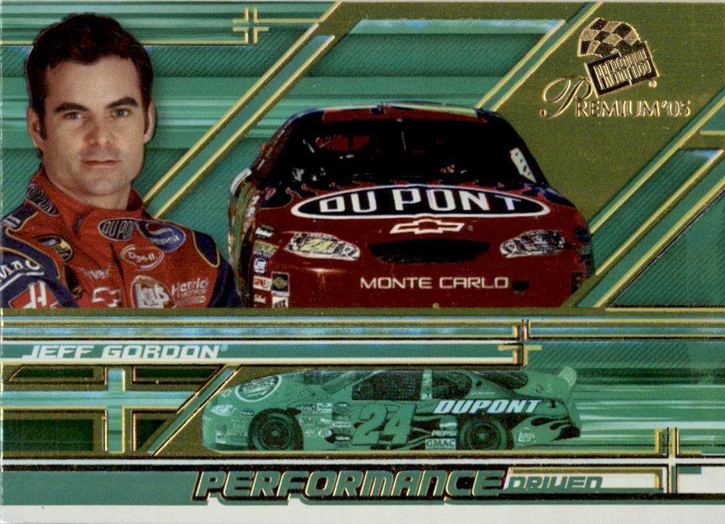 2005 Press Pass Premium Performance Driven #PD4 Jeff Gordon