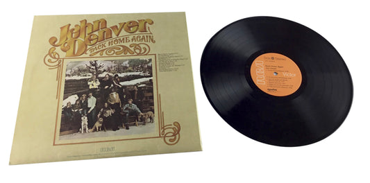 John Denver Back Home Again Vinyl LP Orange Label CPL1-0548 RCA Victor 1974
