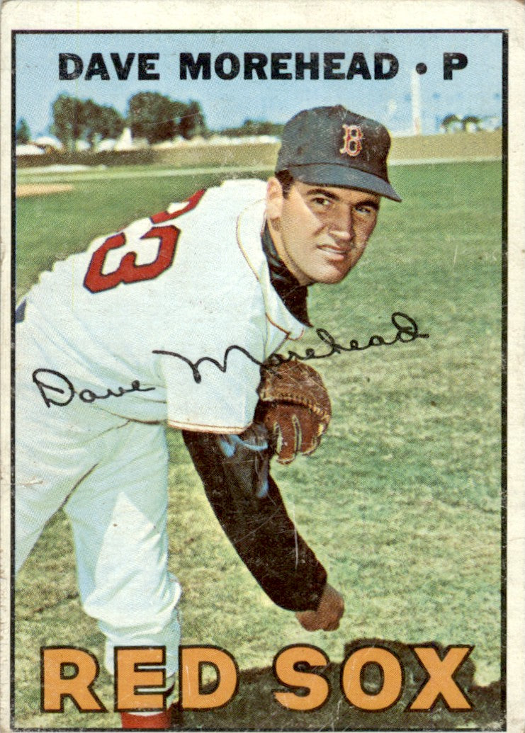 1967 Topps #297 Dave Morehead Red Sox GD