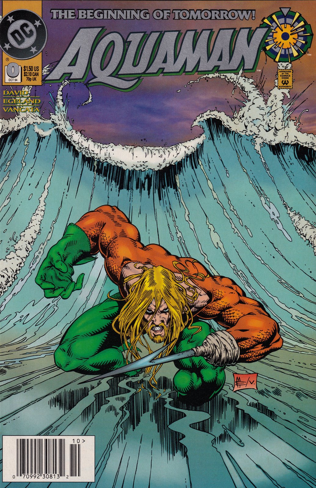 Aquaman #0 Newsstand Cover (1994-2001) DC