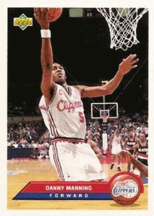 1992-93 Upper Deck McDonald's Basketball P20 Danny Manning