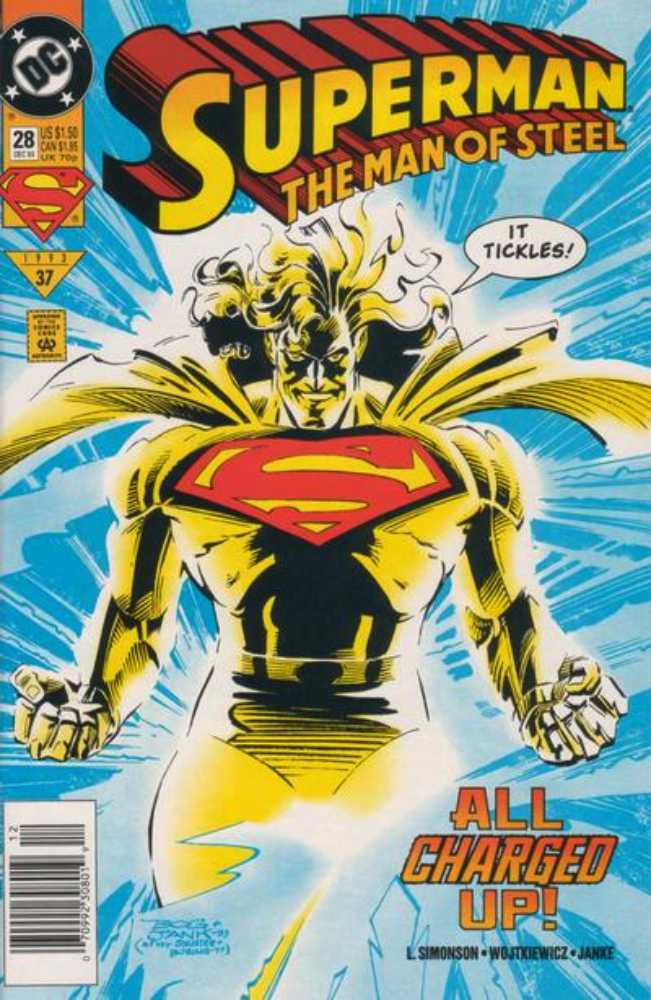 Superman: The Man of Steel #28 Newsstand Cover (1991-2003) DC