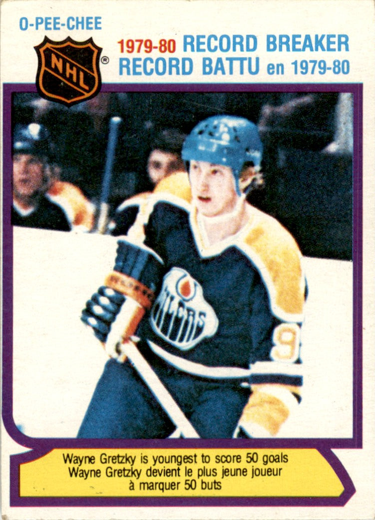 1980 O-Pee-Chee #3 Wayne Gretzky Oilers EX