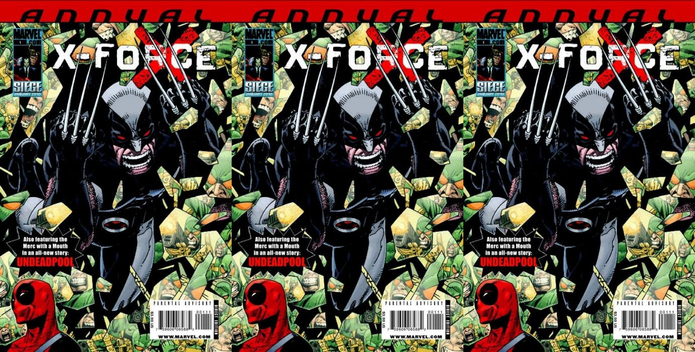 X-Force Annual #1 Volume 3 (2008-2010) Marvel Comics - 3 Comics