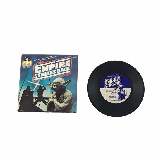 Star Wars Empire Strikes Back Book and 33 1/3 Record 1980 Buena Vista Records